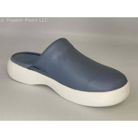 Women's Size 7 Blue Clog Mule Comfortable Slip and Water Resistant Shoe - Picture 5 of 10